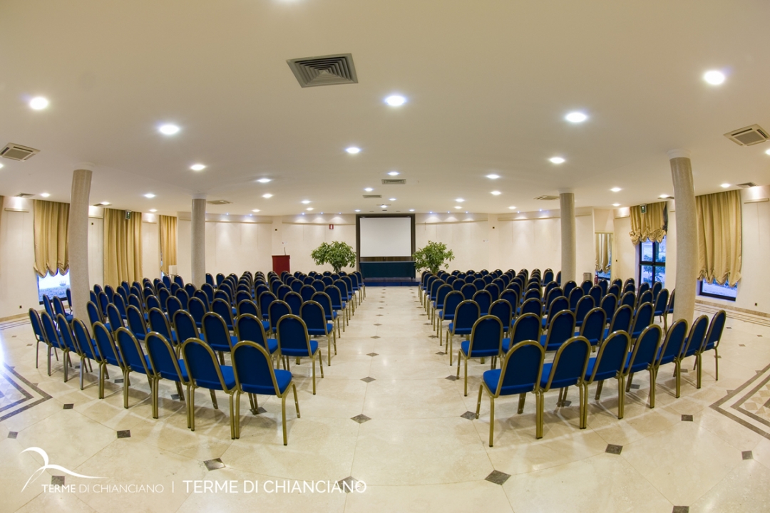 sala conferenze delle Terme di Chianciano