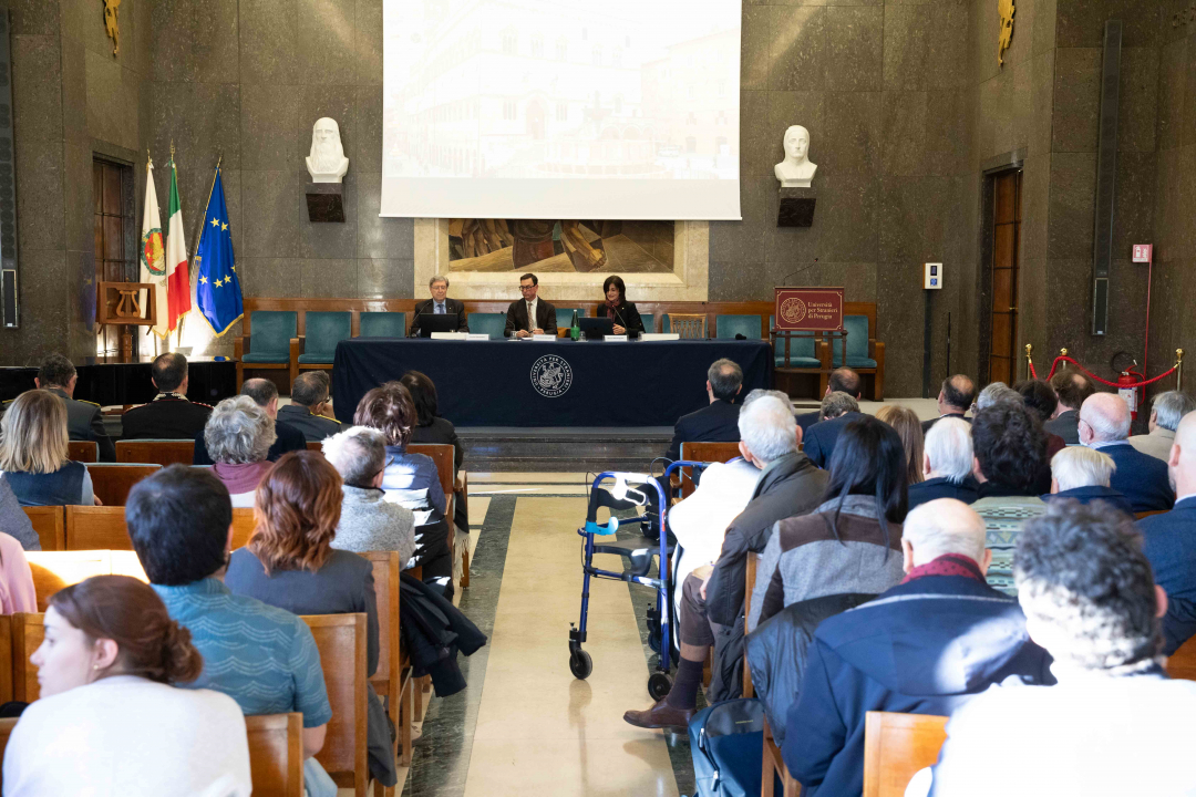 il pubblico in aula Magna