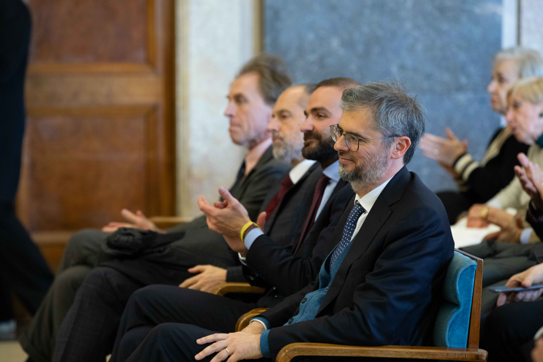 il pubblico in aula Magna