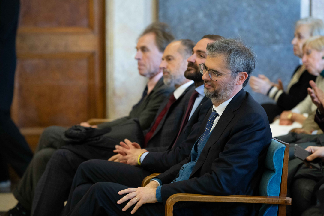 il pubblico in aula Magna