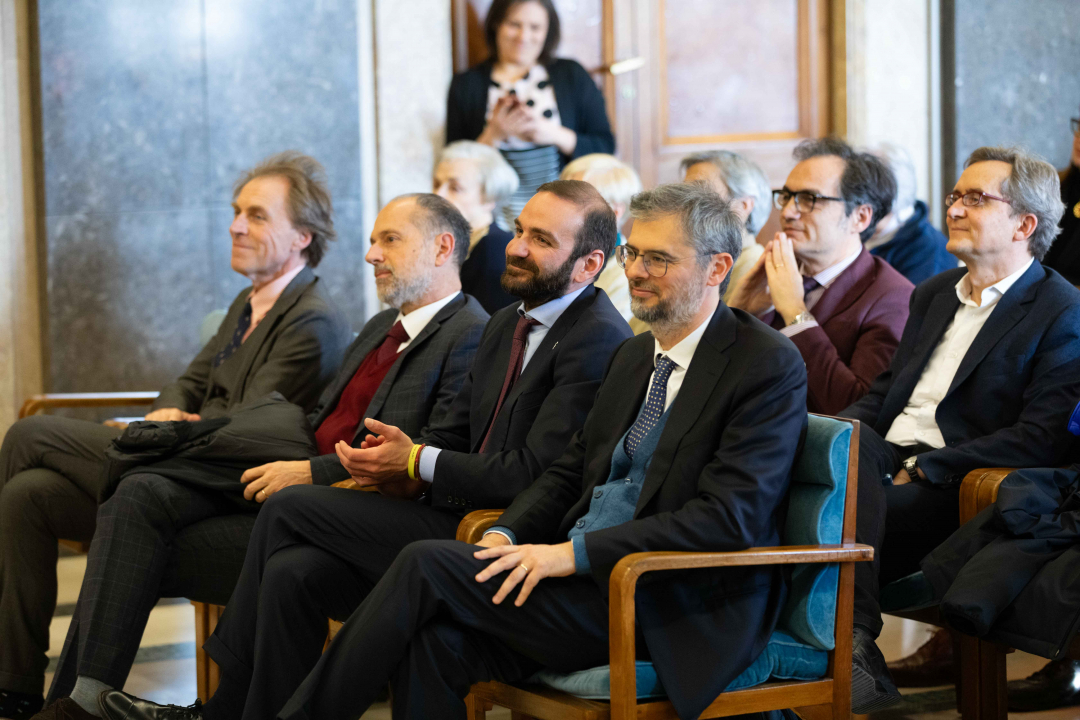 il pubblico in aula Magna