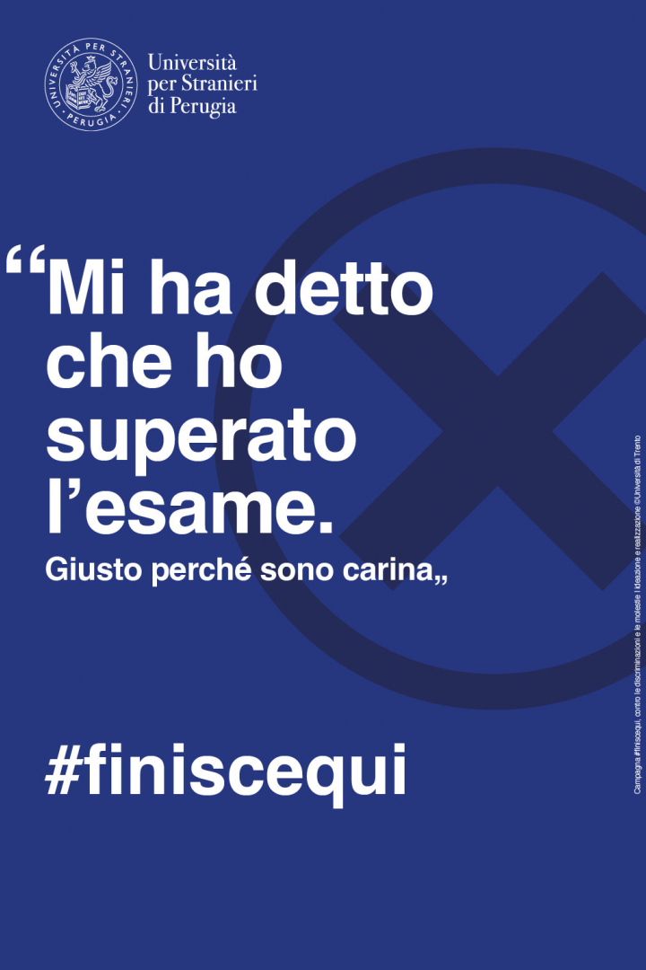 Mi ha detto che ho superato l'esame. Giusto perché sono carina
