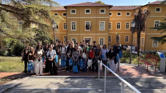 gruppo di studenti Erasmus