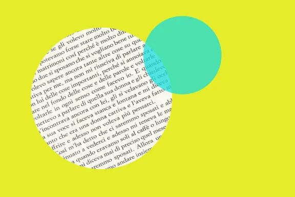 testo racchiuso in un cerchio