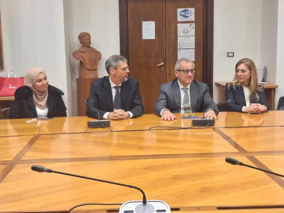 Gli studenti e le studentesse del progetto ITALYOU in visita alla Farnesina