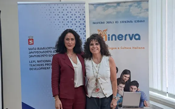 le prof.sse Stroppa e Samu