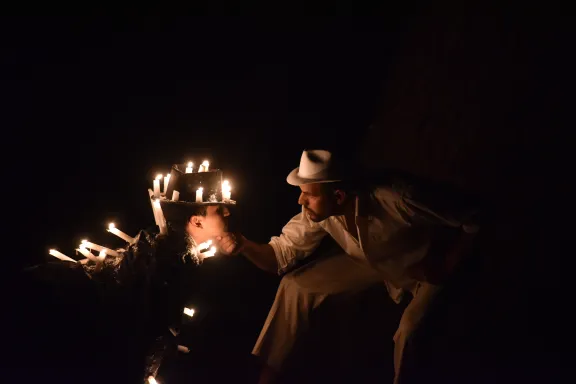 immagine dal laboratorio teatrale