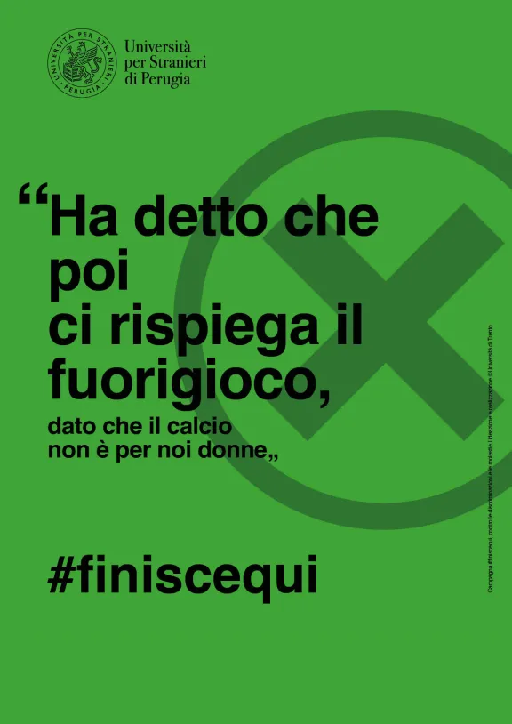 Ha detto che poi ci rispiega il fuorigioco, dato che il calcio non è per noi donne