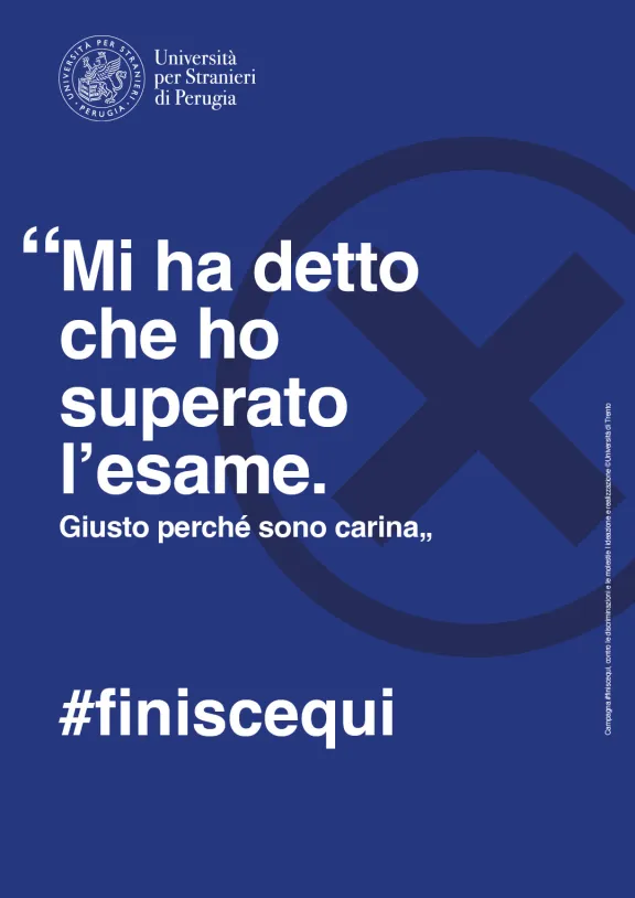 Mi ha detto che ho superato l'esame, giusto perché sono carina