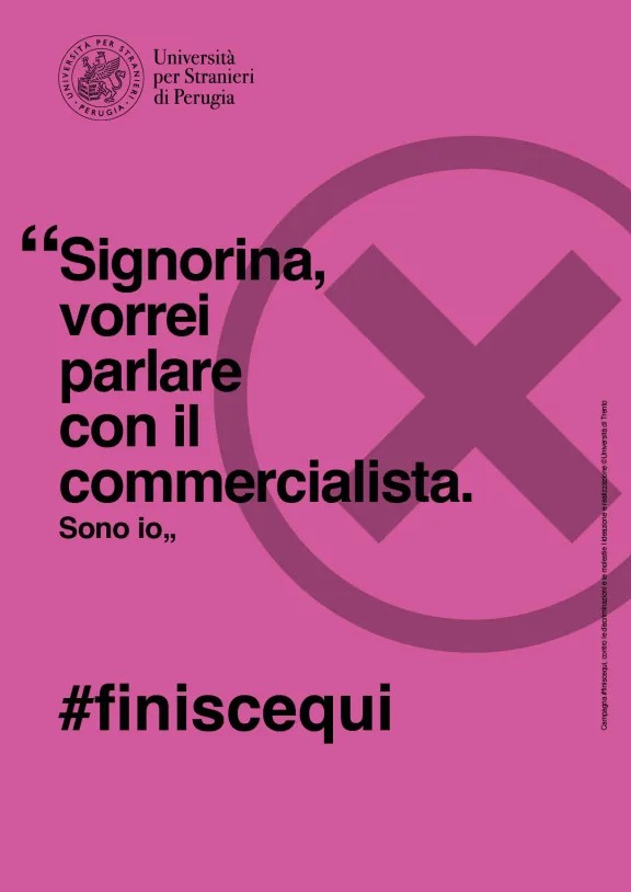 Signorina vorrei parlare con il commercialista. Sono io