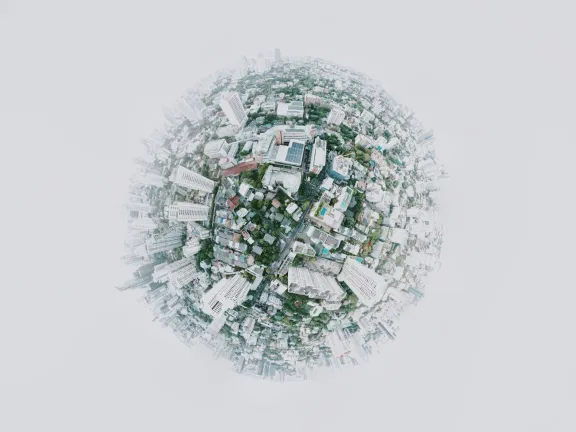 immagine del mondo visto dall'esterno